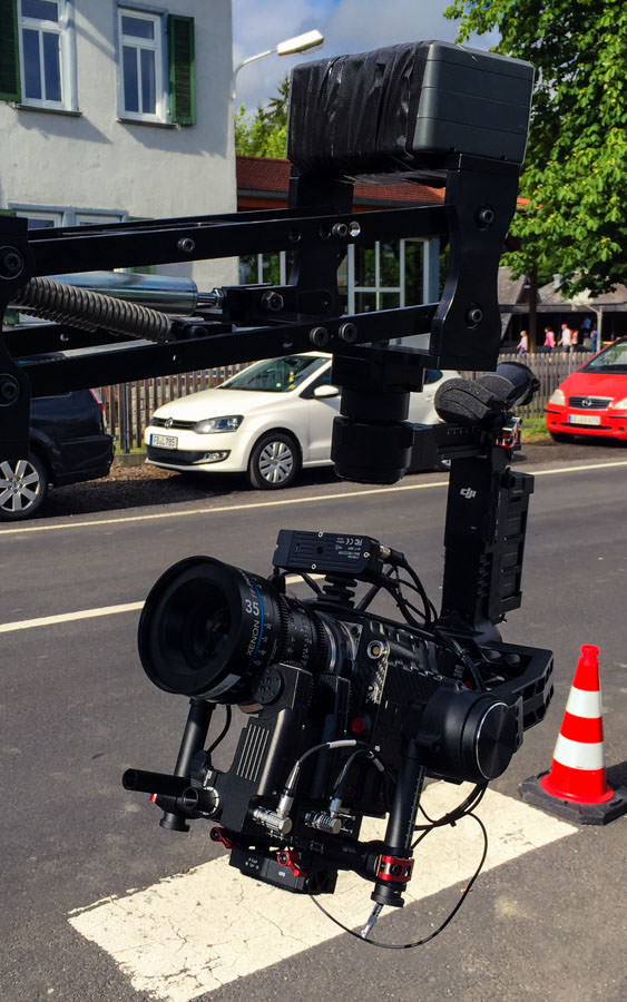 Quad Camera Rig . DJI Ronin . RED DRAGON 6K CARBON EDITION . Blackarm