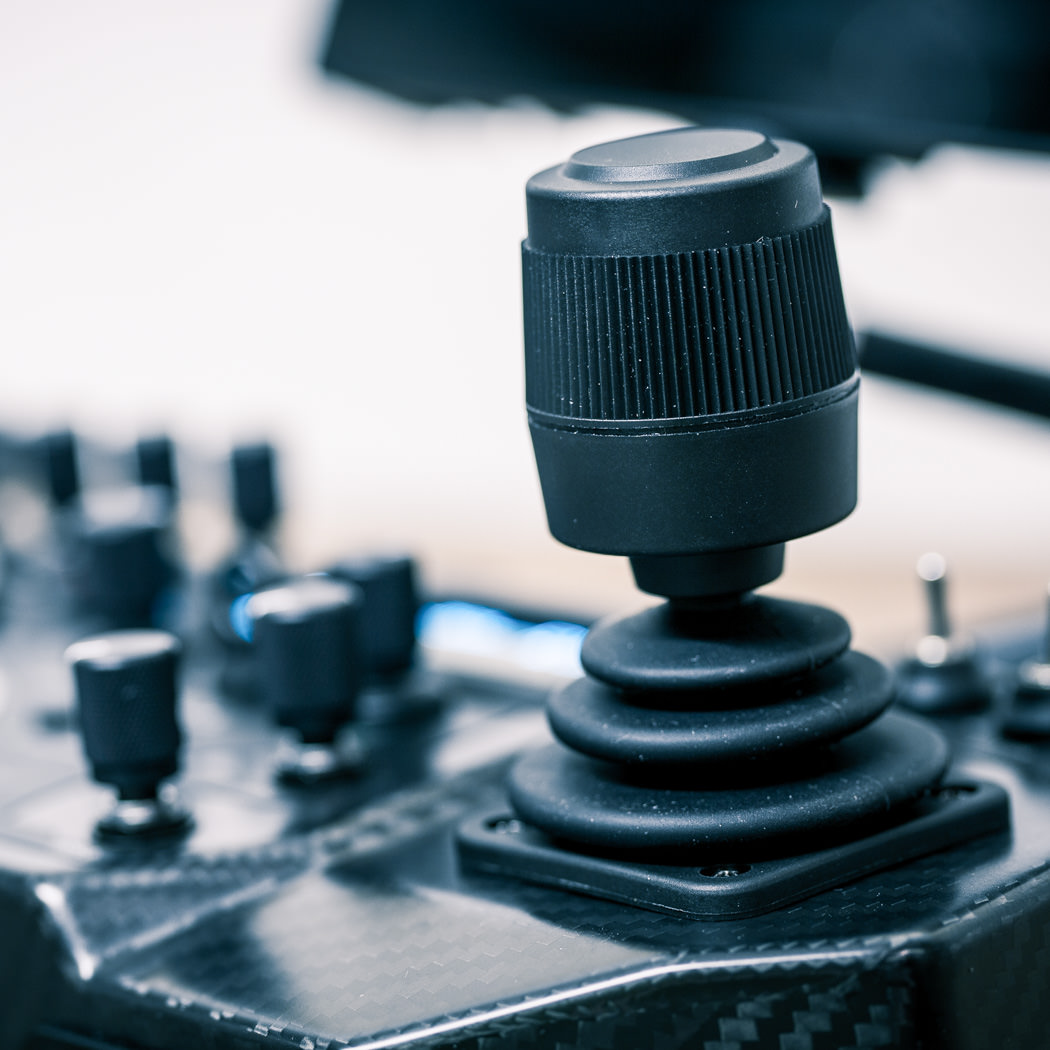 Freefly Systems MōVI Controller Closeup Joystick . Steuerungsknüppel